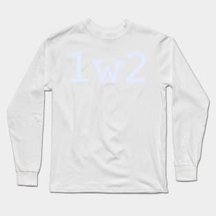 enneagram 1 wing 2 Long Sleeve T-Shirt